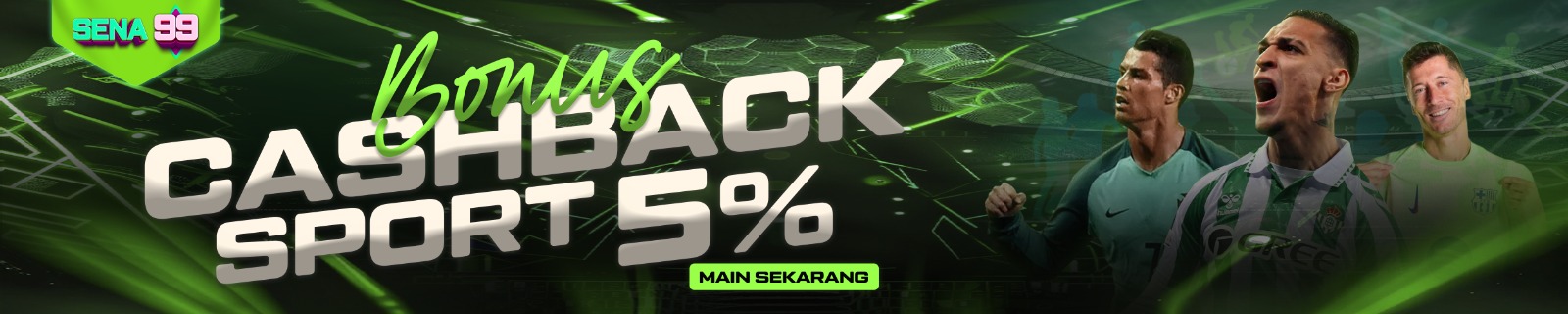 Bonus Cashback Sport 5% SENA99